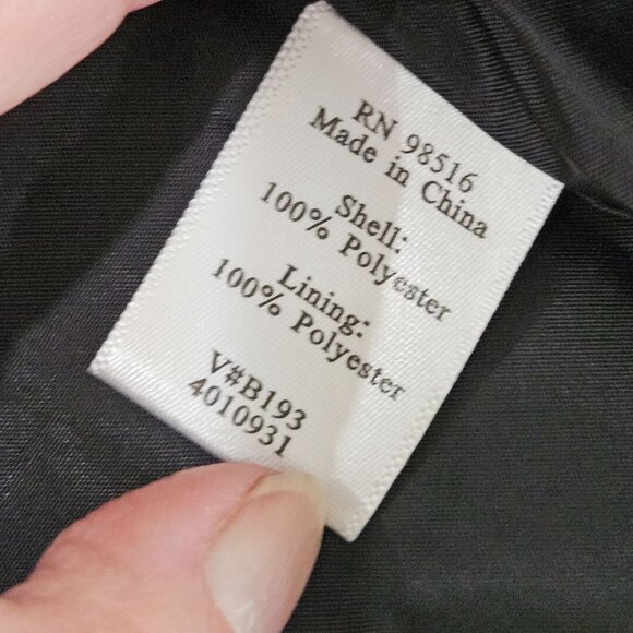 Coldwater Creek Paisley Chenille Jacket Large Tapestry Purple Shimmer Black - Picture 8 of 11